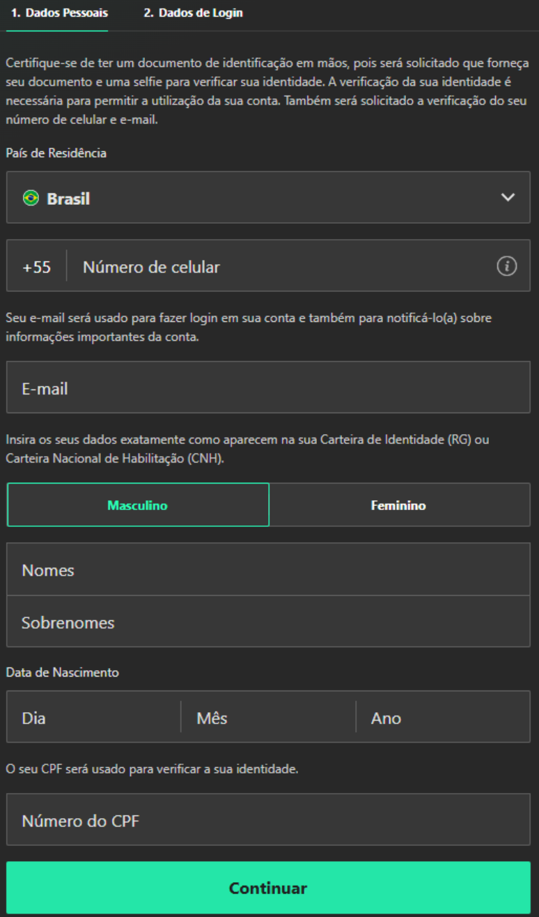 Se desejar, use o c&oacute;digo TERRA365* ao se cadastrar na bet365. A captura de tela foi feita em 12/01/2026