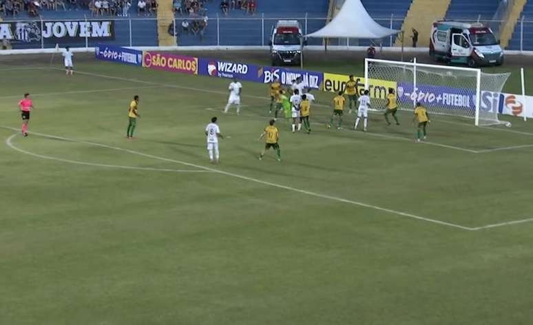 Gol de JP Chermont pelo Santos contra o Cuiab&aacute; &ndash;