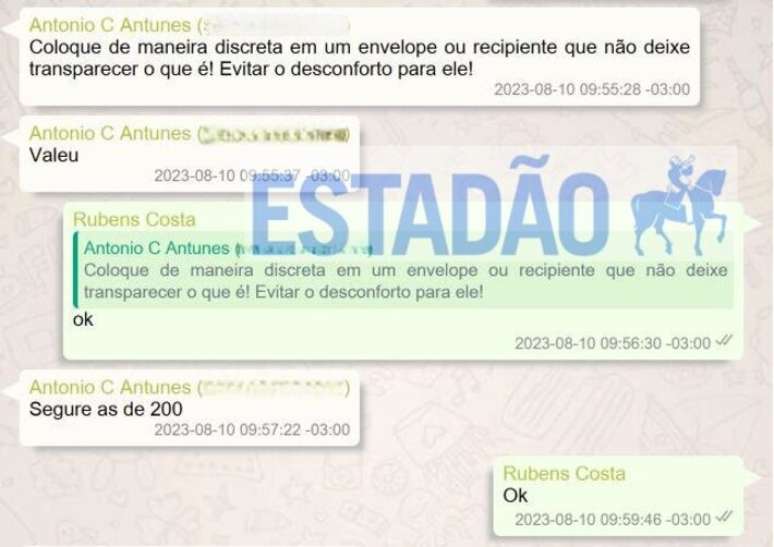 Di&aacute;logo do empres&aacute;rio Ant&ocirc;nio Antunes, o Careca do INSS, orientando a entrega de dinheiro, segundo a PF