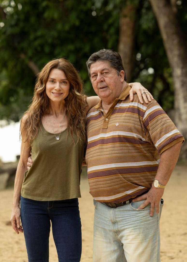 Janete (Let&iacute;cia Spiller) e Eliomar (Stepan Nercessian) em 'Cora&ccedil;&atilde;o Acelerado'.