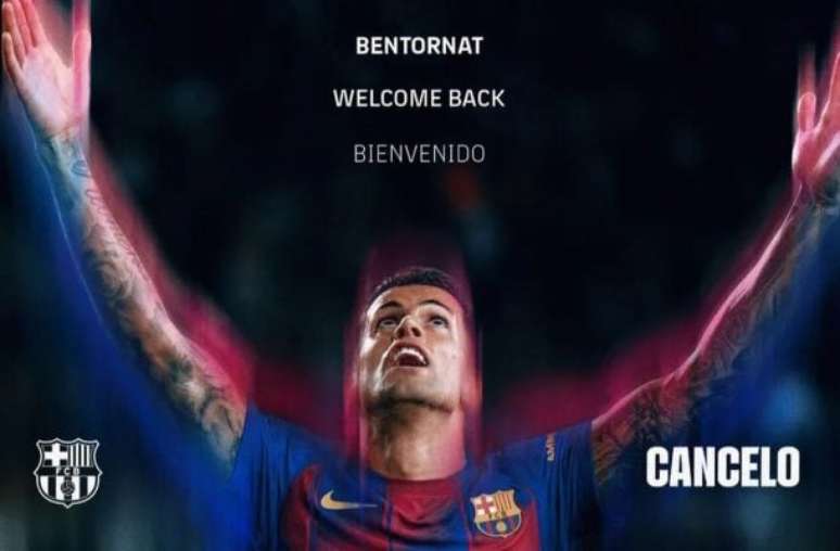 Reprodu&ccedil;&atilde;o - Legenda: Cancelo ficar&aacute; no Barcelona, por empr&eacute;stimo, at&eacute; o fim desta temporada