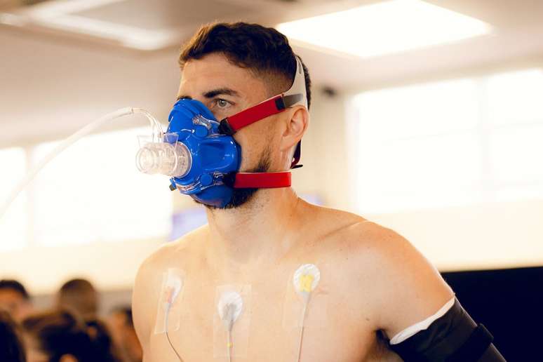 Jorginho em avalia&ccedil;&atilde;o f&iacute;sica na reapresenta&ccedil;&atilde;o ao Fla &ndash;