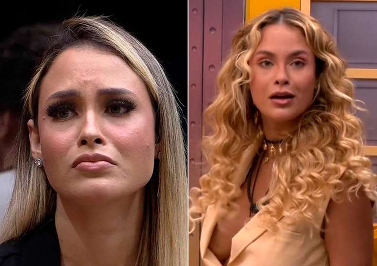 Sarah Andrade antes e depois &mdash;