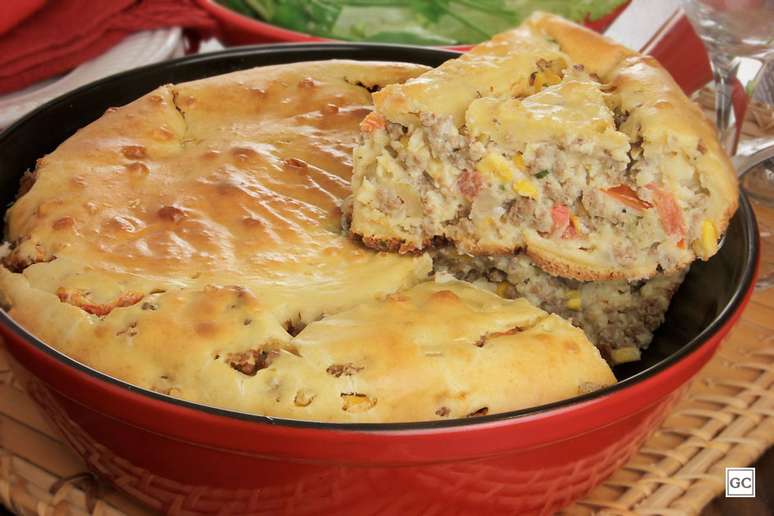 Torta de carne de frigideira &ndash; Foto: Guia da Cozinha