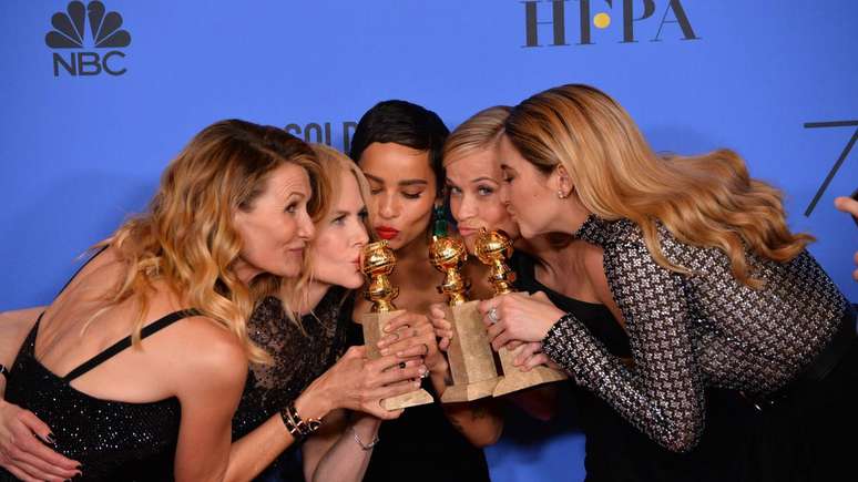 O vestu&aacute;rio das atrizes no Globo de Ouro tende a ser mais experimental por v&aacute;rios motivos &ndash; depositphotos.com / Featureflash