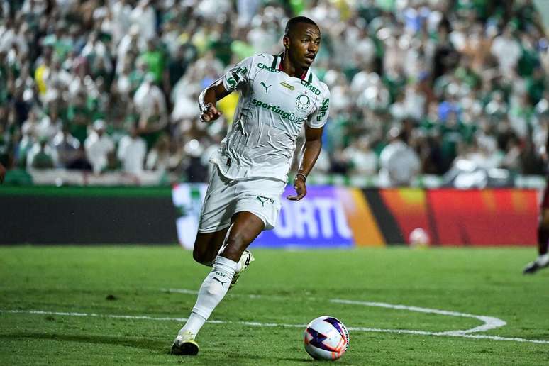 Marlon Freitas (Palmeiras) durante jogo contra a Portuguesa, no dia 10.01.2026 
