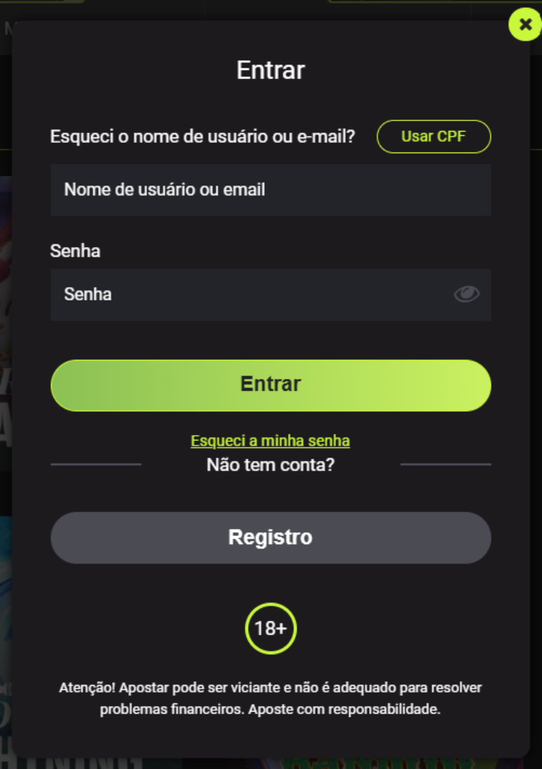 O processo de cadastro com o c&oacute;digo promocional F12 Bet &eacute; simples