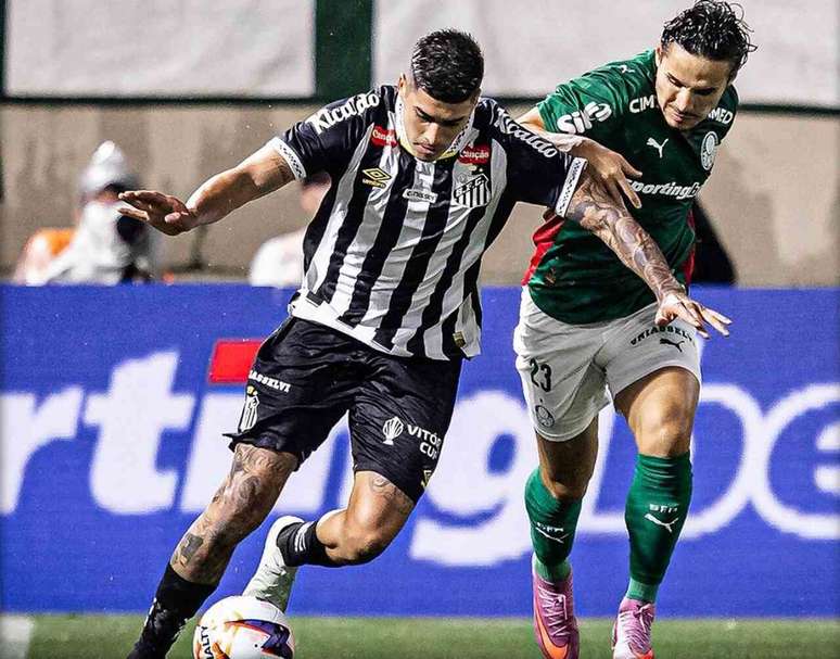 Santos perdeu no cl&aacute;ssico para o Palmeiras &ndash;