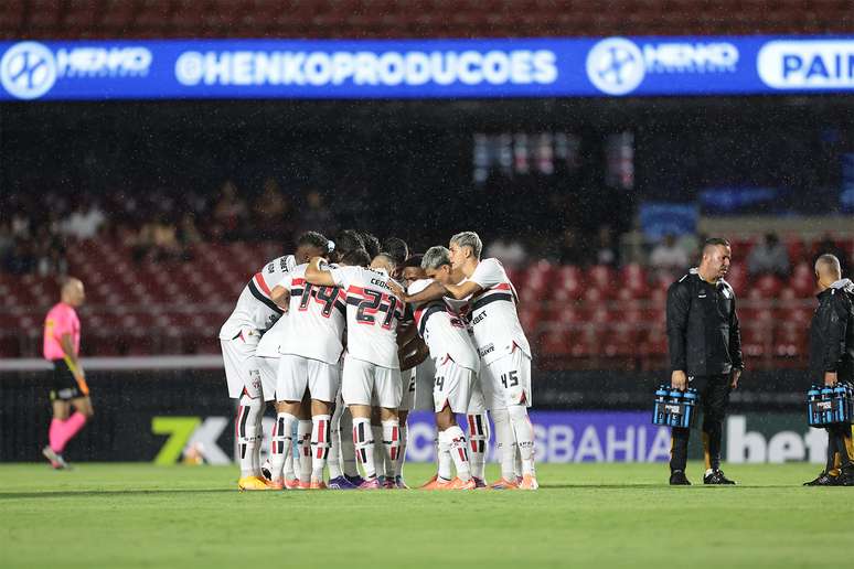 Luciano ressalta a import&acirc;ncia da vit&oacute;ria para melhorar o clima de tens&atilde;o no time. 