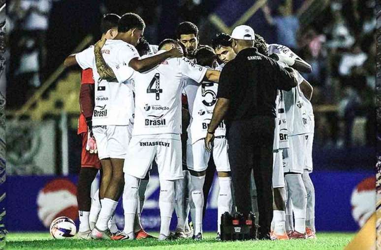 Jogadores do Santos bem que tentaram, mas est&atilde;o eliminados da Copa S&atilde;o Paulo de Futebol J&uacute;nior &ndash; Foto &ndash; Reprodu&ccedil;&atilde;o / Instagram