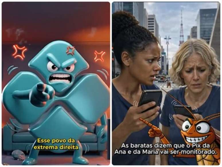 Rede de comunicação do PT espalha vídeos feitos com IA nos quais diz que a extrema-direita mente sobre Pix