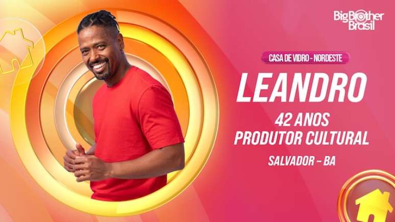 Leandro Rocha ganhou uma das vagas ap&oacute;s a din&acirc;mica do Quarto Branco -