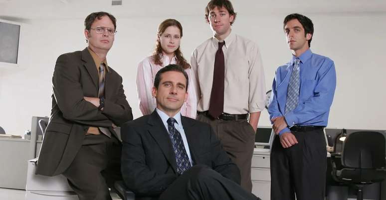 Equipe de protagonistas da sitcom The Office