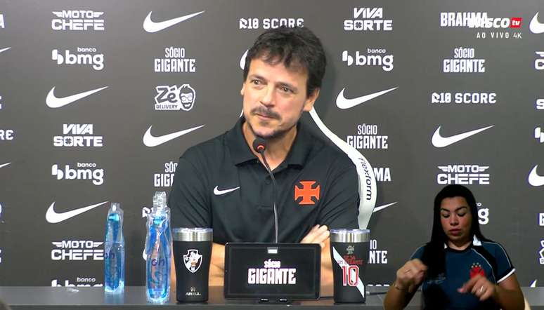 Diniz acredita que, mesmo com reservas, Vasco poderia ter jogado melhor &ndash;