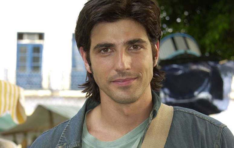 Reynaldo Gianecchini, caracterizado para novela