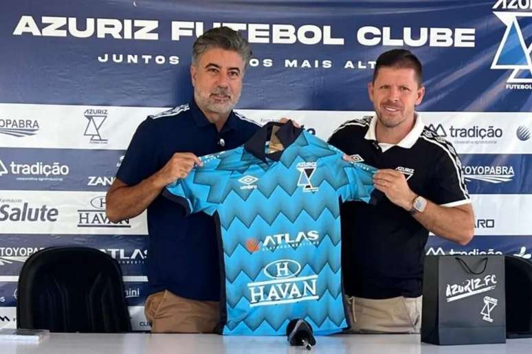 Alexandre Gallo assumiu o comando do Azuriz na &uacute;ltima semana &ndash;