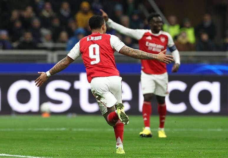 Dia especial! Gabriel Jesus marca os dois gols da vit&oacute;ria do Arsenal sobre a Inter &ndash;