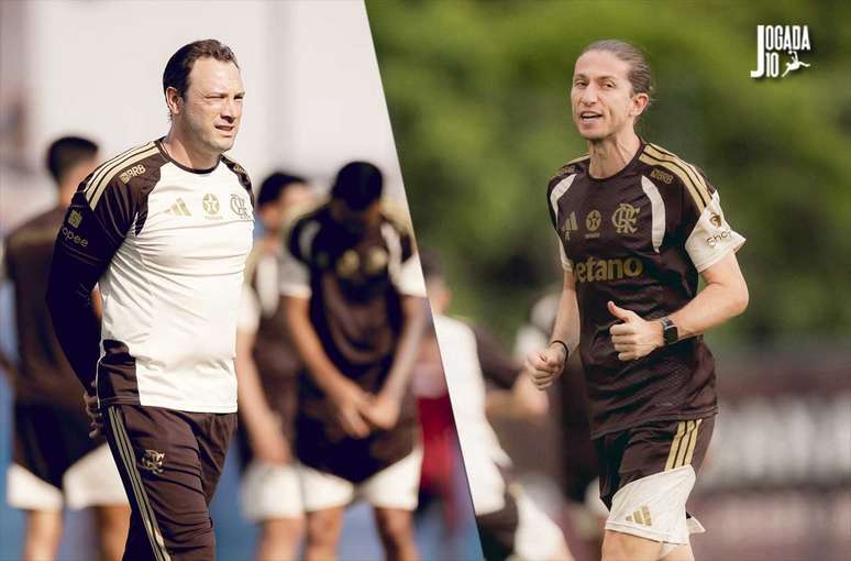 Bruno Pivetti ou Filipe Lu&iacute;s? Decis&atilde;o sobre quem comanda o time contra o Vasco ainda n&atilde;o foi tomada &ndash; Fotos: Adriano Fontes / Flamengo