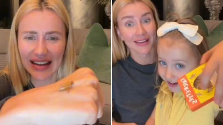 Filha de Roberto Justus prova grilo: h&aacute; riscos? Especialista explica