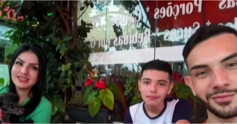 Josilene Paula da Rosa, de 39 anos, e seus filhos, Arthur, de 12 anos, e Gabriel, de 20, foram mortos pelo PM