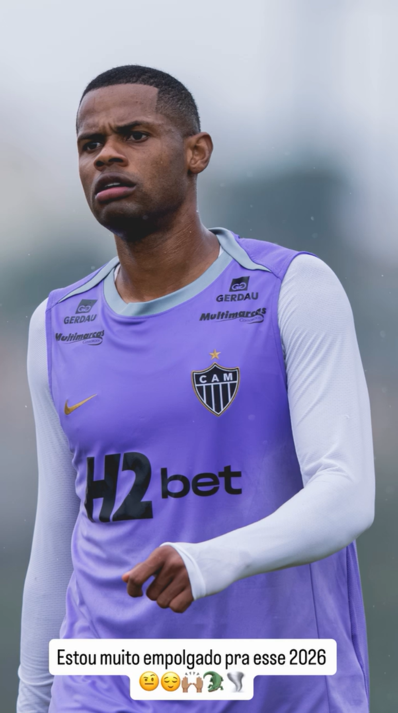 Junior Santos, atacante do Atl&eacute;tico-MG 