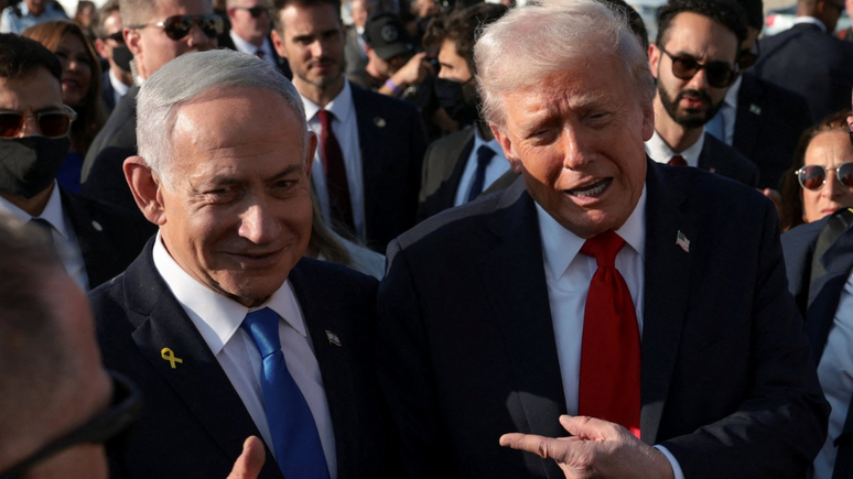 Benjamin Netanyahu chamou Trump de 'o maior amigo' que Israel j&aacute; teve na Casa Branca