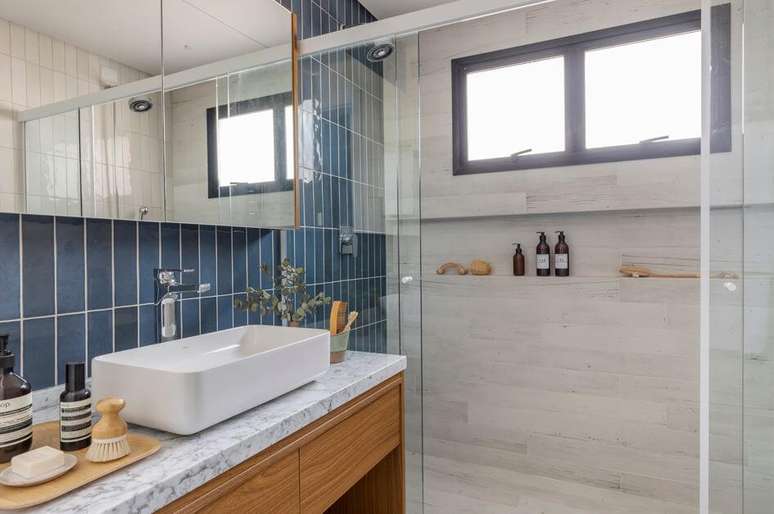 A impermeabiliza&ccedil;&atilde;o pode ser feita mesmo ap&oacute;s a obra conclu&iacute;da, mas exige interven&ccedil;&otilde;es mais profundas e maior cuidado na execu&ccedil;&atilde;o Projeto: Atelier Paulo Tripoloni |