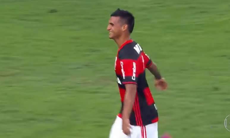 Trauco em atua&ccedil;&atilde;o durante sua passagem pelo Flamengo &ndash;