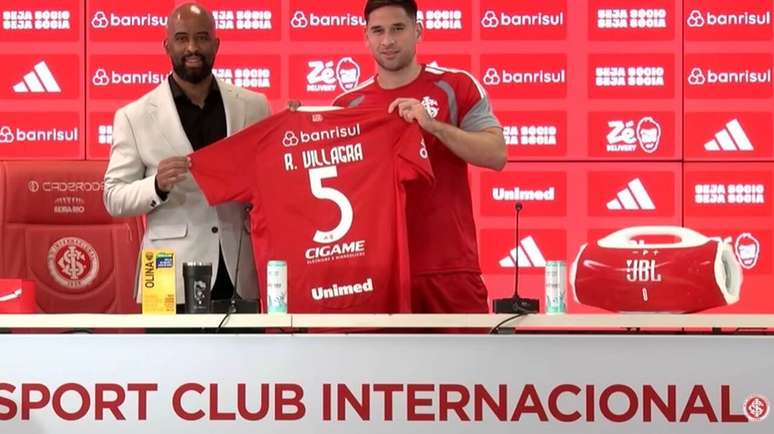 Villagra inicialmente atuar&aacute; no Inter por empr&eacute;stimo at&eacute; o fim da atual temporada &ndash;
