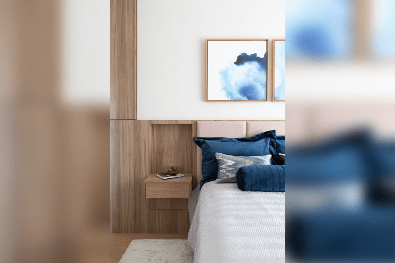 Um projeto de quarto deve considerar inicialmente um layout coerente Projeto: Rawi Arquitetura + Design |