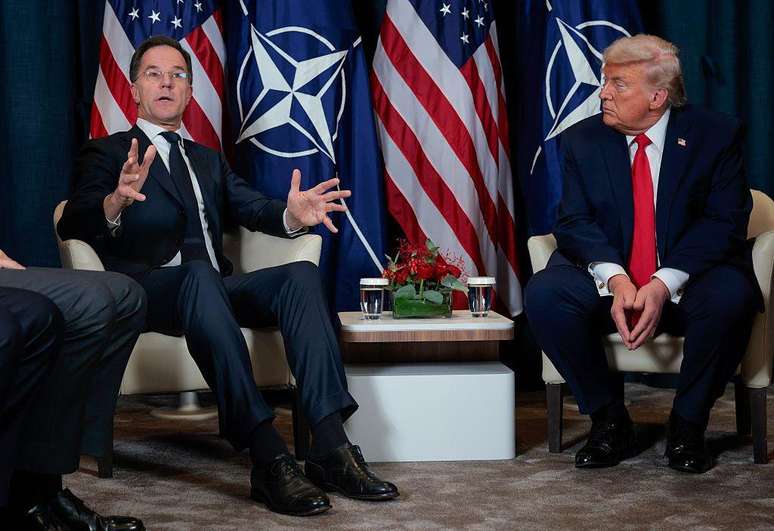 Trump disse que ele e Mark Rutte "formularam a estrutura de um futuro acordo com rela&ccedil;&atilde;o &agrave; Groenl&acirc;ndia"
