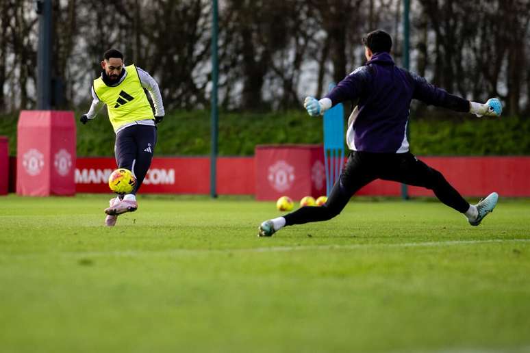 Atividade de prepara&ccedil;&atilde;o do Manchester United &ndash;