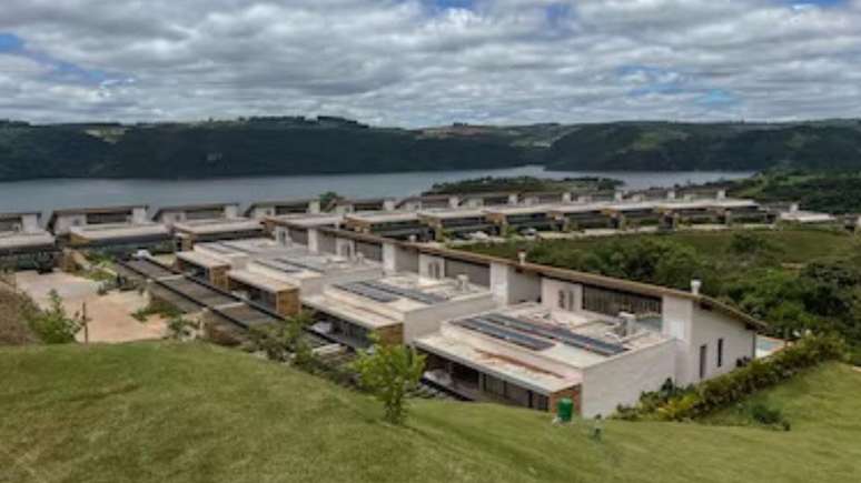 Casas do espa&ccedil;o Ecoview no Tayaya Aqua Resort, em Ribeir&atilde;o Claro, Paran&aacute;