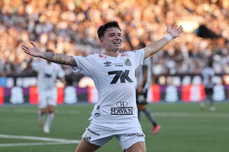 &Aacute;lvaro Barreal pelo Santos &ndash;