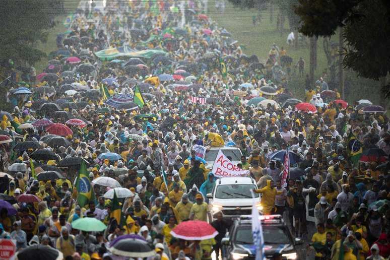 Chuva castigou Bras&iacute;lia ao longo do dia