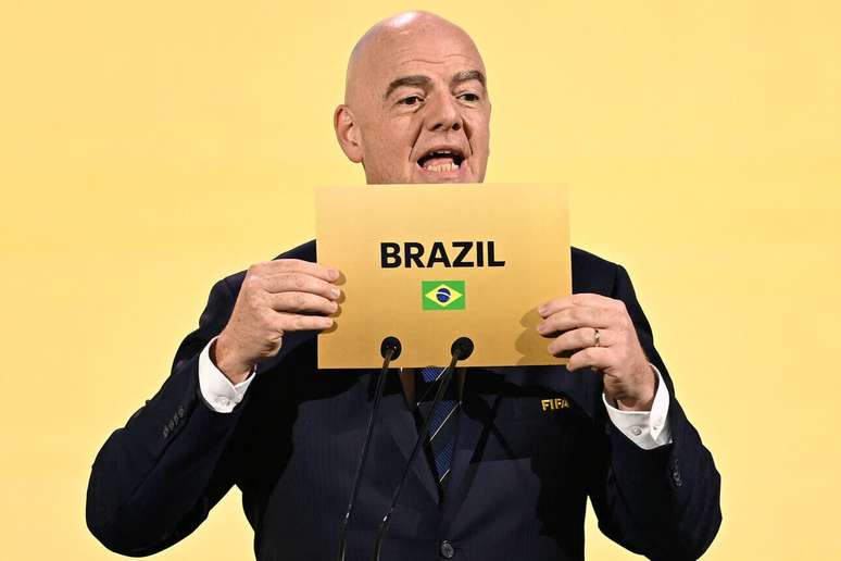 Infantino, presidente da Fifa, fala sobre Copa do Mundo feminina no Brasil &ndash;