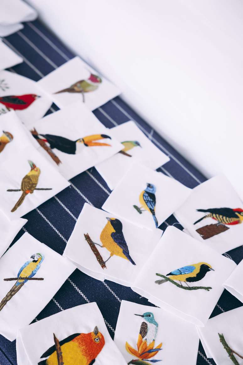 Estampas inspiradas na fauna brasileira 