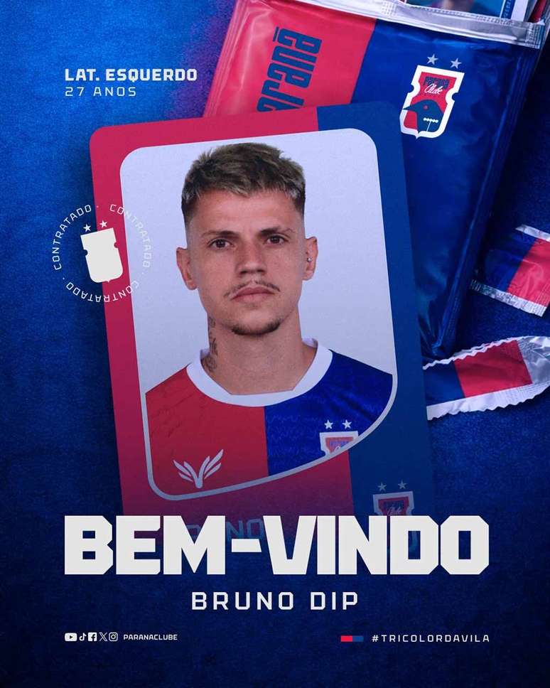 Bruno Dip deixa a Loud para voltar aos campos e defender o Paran&aacute; &ndash;