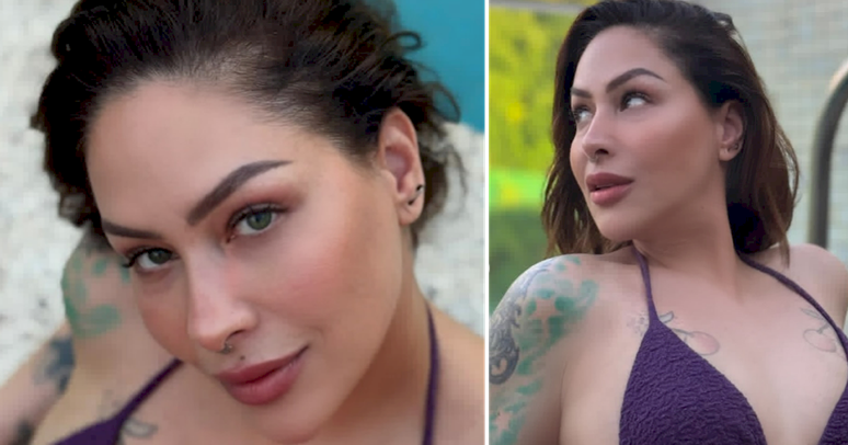 Pitty surpreende f&atilde;s ao aparecer de biquini na piscina