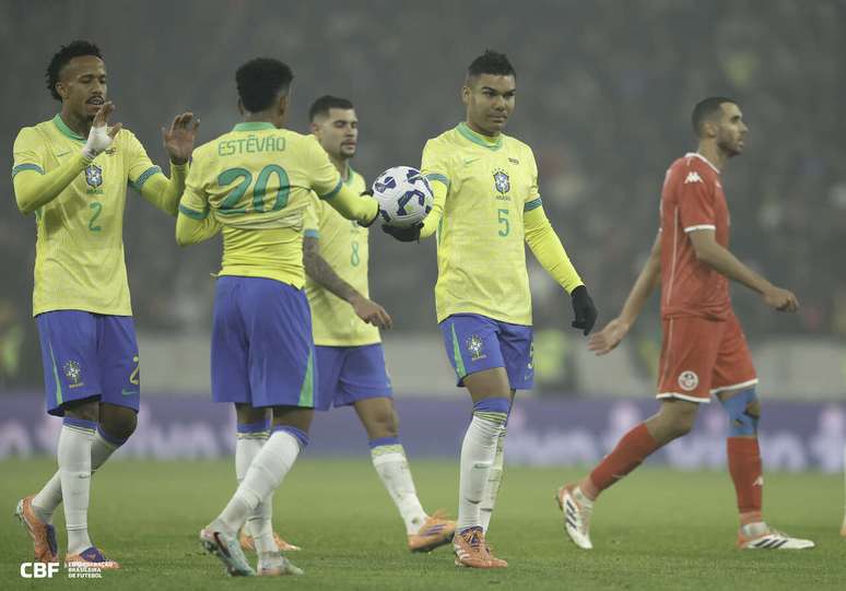 Brasil contra Tunisia, em Lille &ndash;