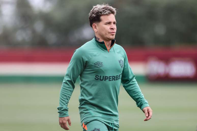 Soteldo em treino pelo Fluminense &ndash;