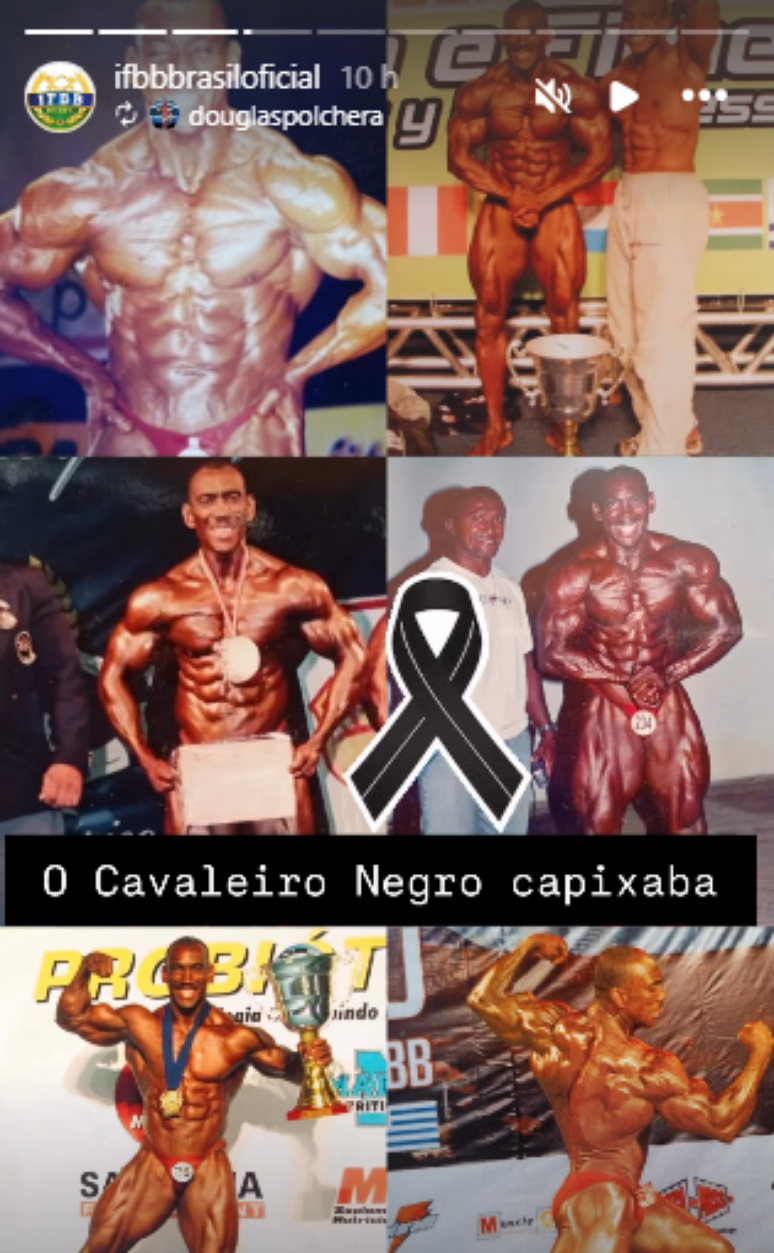 A Federa&ccedil;&atilde;o Internacional de Fitness e Muscula&ccedil;&atilde;o &ndash; Brasil (IFBB) republicou uma homenagem ao ex-atleta nas redes sociais.
