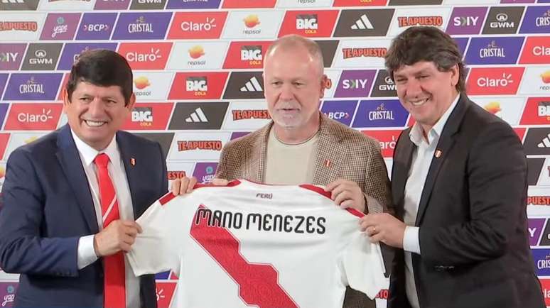 Mano assinou contrato de quatro anos com a sele&ccedil;&atilde;o do Peru &ndash;