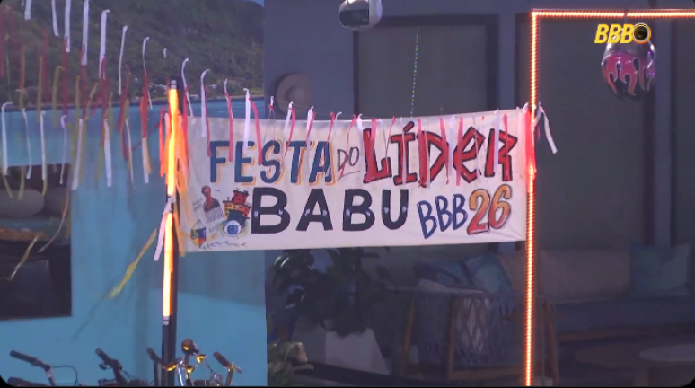 Festa de Babu no BBB26