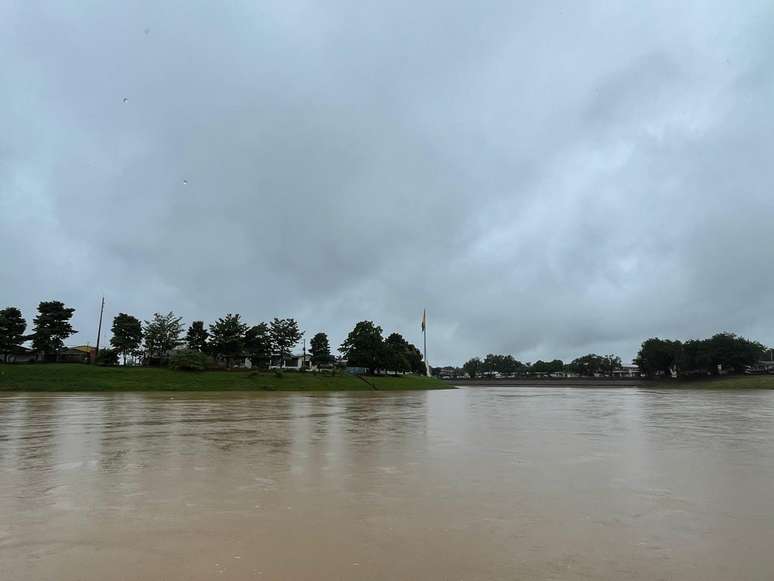 Em dezembro de 2025, Rio Acre ultrapassou, mais uma vez, a cota de transbordamento em raz&atilde;o do alto volume de chuvas