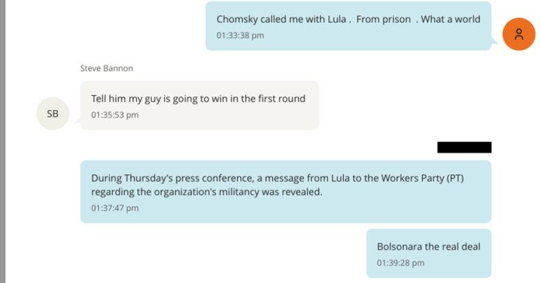 Mensagens mostram afirma&ccedil;&atilde;o de Epstein de que Chomsky teria ligado para ele com Lula, da pris&atilde;o; Planalto e esposa de Chomsky negaram que essa liga&ccedil;&atilde;o tenha acontecido