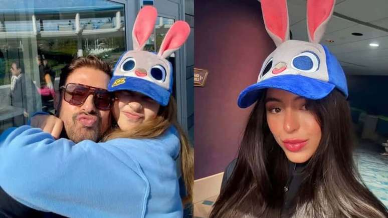 Namorada de Cau&atilde; Reymond se re&uacute;nce com o ator em viagem em fam&iacute;lia