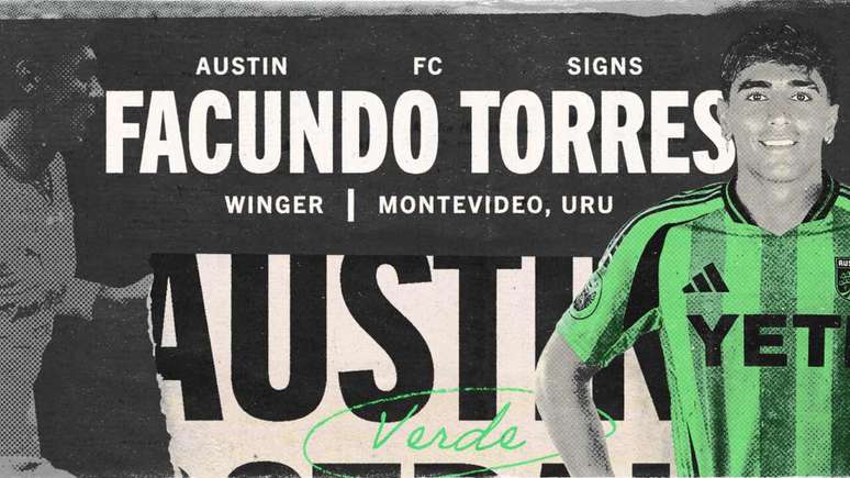 Facundo Torres deixou o Palmeiras para jogar no Austin, dos Estados Unidos &ndash;