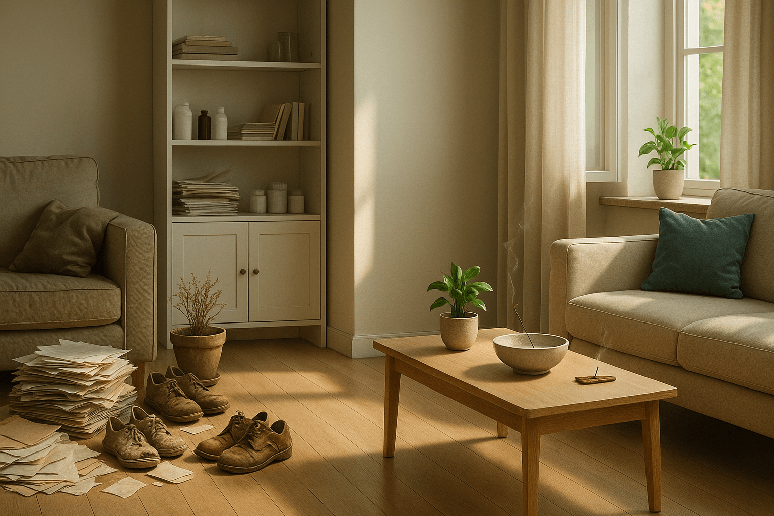 imagem de uma casa arrumada