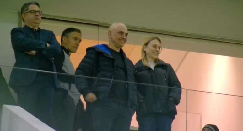 O ministro Alexandre de Moraes, do Supremo Tribunal Federal (STF), na Neo Qu&iacute;mica Arena, em S&atilde;o Paulo &ndash;